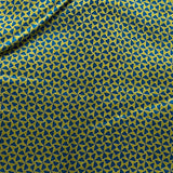Pinwheel Block Printed Silk Fabric