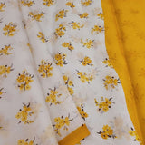 Nisha- Cream and Yellow Lilly