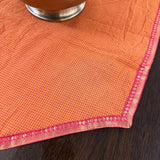 Orange table runner