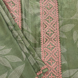Anagha Foliage Kutch Embroidered Kanchi Silk Saree
