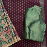Kalpataru Earthsong Handpainted Silk Saree