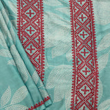 Anagha Foliage Kutch Embroidered Kanchi Silk Saree