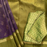 Sumangala Zari Checks Kanchipuram Silk Saree