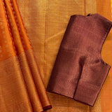 Trayi Violet Kanchipuram Silk Saree