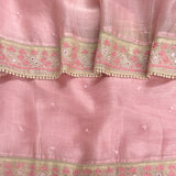Tussar kota kutch embroidered saree