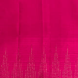 Alani temple striped kanchipuram silk saree