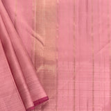 Alani temple striped kanchipuram silk saree
