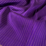 Kalpataru Zari Striped Handpainted Silk Saree