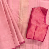 Alani temple striped kanchipuram silk saree
