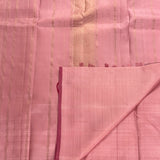 Alani temple striped kanchipuram silk saree