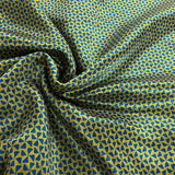 Pinwheel Block Printed Silk Fabric