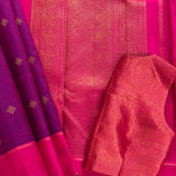 Vera Contrast Border Kanchipuram Silk Saree