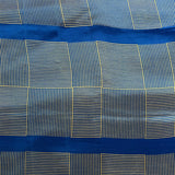 Classic Stripes Block Printed Silk Fabric