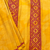 Anagha Foliage Kutch Embroidered Kanchi Silk Saree