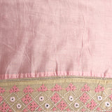 Tussar kota kutch embroidered saree