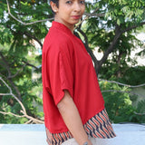 Red box fit shirt