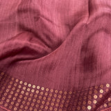 Sequinned matka silk saree