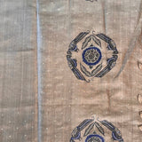 Ombre tussar hand painted saree
