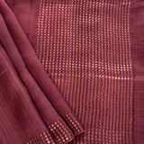 Sequinned matka silk saree