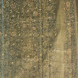 Tussar kantha embroidered saree