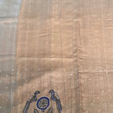 Ombre tussar hand painted saree