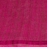 Metallic zari striped organza saree