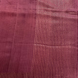 Sequinned matka silk saree