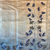 Ombre tussar handpainted saree