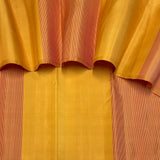 Colour Blocked Kanchipuram Silk Saree - Yellow