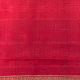 Mishrita Creeper Border Organza Saree - Yellow and Red