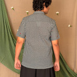 Flowerbed Canopy Embroidered Shirt - Chessboard