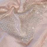 Tussar pitai work saree
