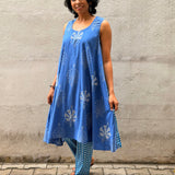 Azure Embroidered Coord Set