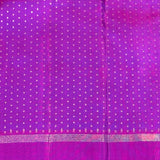 Charita kolam kanchipuram silk saree