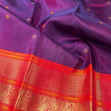 Kimaya peacock border silk saree