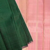 Nihira Dark Green Kanchipuram Silk Saree