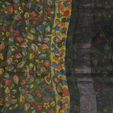 Sameeksha organza kalamkari saree