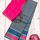 Kimaya peacock border silk saree