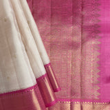 Mohana Cream Kanchipuram Silk Saree