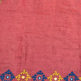 Tushara Zari Checks Tussar Saree - Peach