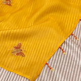 Mishrita Embroidered Colour Block Organza Saree