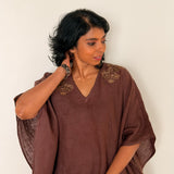 Elements Embroidered Kaftan - Sand