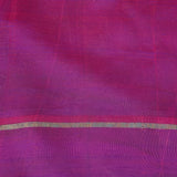 Kalpataru Kamadhenu Kalamkari Silk Saree - Peach