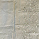 Tussar pitai work saree