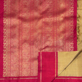 Mohana Ganga Jamuna Bordered Kanchi Silk Saree - Red