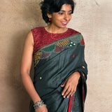 Tushara tussar saree