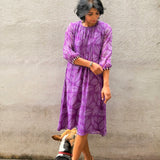 Printed chiffon dress