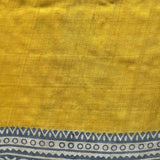 Veena Daylily Tussar Silk Saree - Yellow