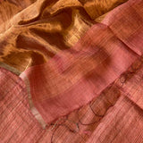 Silk sequinned saree
