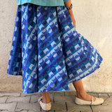 Zephyr Azure Skirt Set